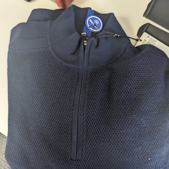 Ralph Lauren RLX Men's Merino CoolMax Blend 1/2 Zip Sweater - Picture 6 of 6